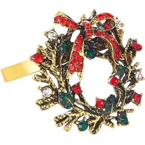 NWOT Christmas Wreath Napkin Rings